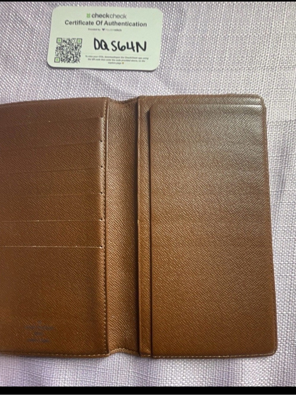 Louis Vuitton Monogram Canvas Card Holder in Brown and Gold - Picture 3 of 6